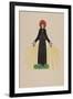 Our Lady of Lourdes-Eric Gill-Framed Art Print