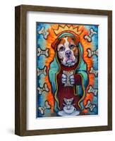 Our Lady of Perpetual Dog Biscuits-Connie R. Townsend-Framed Art Print