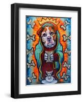 Our Lady of Perpetual Dog Biscuits-Connie R. Townsend-Framed Art Print