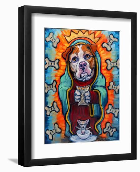 Our Lady of Perpetual Dog Biscuits-Connie R. Townsend-Framed Art Print