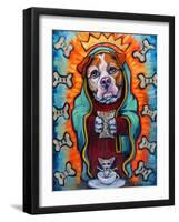 Our Lady of Perpetual Dog Biscuits-Connie R. Townsend-Framed Art Print