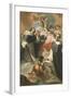 Our Lady of Rosary with Child, St Dominic and St Vincent Ferrer, Circa 1773-Ubaldo Gandolfi-Framed Giclee Print