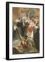 Our Lady of Rosary with Child, St Dominic and St Vincent Ferrer, Circa 1773-Ubaldo Gandolfi-Framed Giclee Print