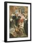 Our Lady of Rosary with Child, St Dominic and St Vincent Ferrer, Circa 1773-Ubaldo Gandolfi-Framed Giclee Print