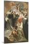 Our Lady of Rosary with Child, St Dominic and St Vincent Ferrer, Circa 1773-Ubaldo Gandolfi-Mounted Giclee Print