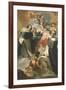 Our Lady of Rosary with Child, St Dominic and St Vincent Ferrer, Circa 1773-Ubaldo Gandolfi-Framed Giclee Print