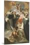 Our Lady of Rosary with Child, St Dominic and St Vincent Ferrer, Circa 1773-Ubaldo Gandolfi-Mounted Giclee Print