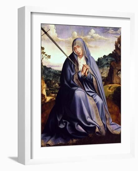 Our Lady of Sorrows, 1509-1511, Central Panel of Altarpiece from Mother of God Church-Quentin Massys-Framed Giclee Print