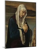 Our Lady of Sorrows, Detail from Crucifixion of St Teonisto-Jacopo Bassano-Mounted Giclee Print