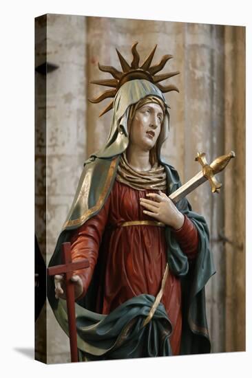 Our Lady of Sorrows, Saint Salvators Cathedral, Bruges, West Flanders, Belgium-Godong-Stretched Canvas