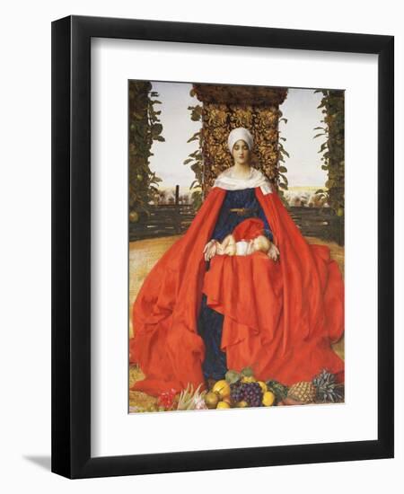 Our Lady of the Fruits of the Earth-Frank Cadogan Cowper-Framed Premium Giclee Print