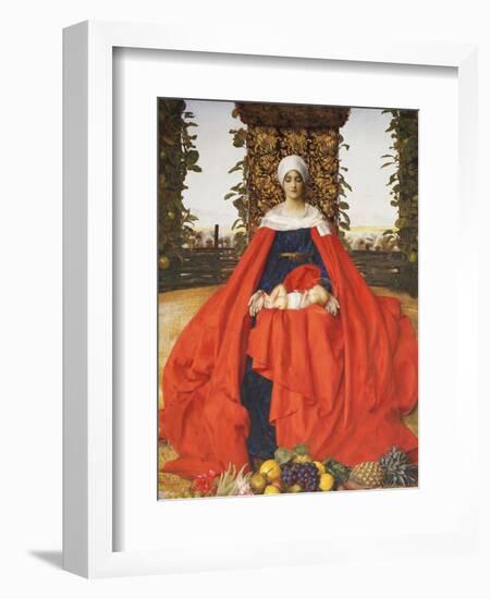 Our Lady of the Fruits of the Earth-Frank Cadogan Cowper-Framed Premium Giclee Print