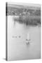 Our Lady of the Rivers Statue in the Mississippi River-null-Stretched Canvas