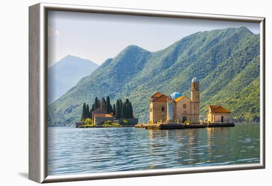 Our Lady of the Rocks, an artificial island, the Roman Catholic Church of Our Lady of the Rocks-Keren Su-Framed Photographic Print