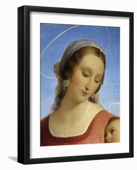 Our Lady of the Rosary, 1840-Tommaso Minardi-Framed Giclee Print