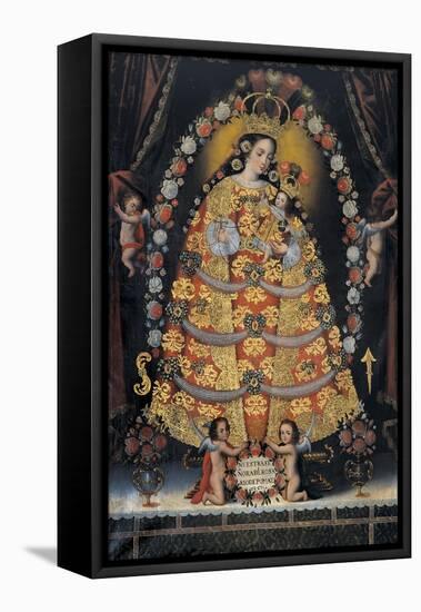 Our Lady of the Rosary of Pomata, 18th Century, Monasterio de Santa Clara, Ayacucho, Perú-Cuzco School-Framed Stretched Canvas