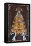 Our Lady of the Rosary with Saint Dominic and Saint Rose-null-Framed Stretched Canvas