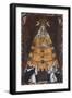 Our Lady of the Rosary with Saint Dominic and Saint Rose-null-Framed Giclee Print