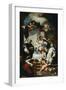 Our Lady of the Rosary with Saints Dominic and Catherine-Antonio Francesco Vanzo-Framed Giclee Print
