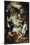 Our Lady of the Rosary with Saints Dominic and Catherine-Antonio Francesco Vanzo-Mounted Giclee Print