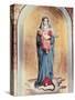 Our Lady of the Sacred Heart-Antonio Ciseri-Stretched Canvas