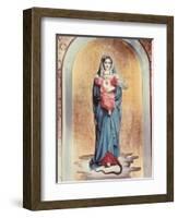 Our Lady of the Sacred Heart-Antonio Ciseri-Framed Giclee Print