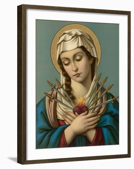 Our Lady of the Seven Sorrows-null-Framed Giclee Print