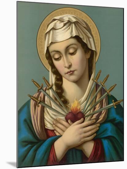 Our Lady of the Seven Sorrows-null-Mounted Giclee Print