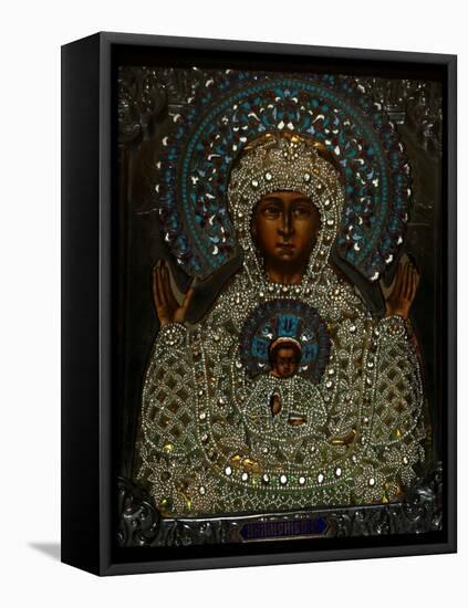 Our Lady of the Sign-null-Framed Stretched Canvas