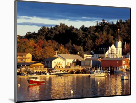 Our Lady Queen of Peace Catholic Church, Boothbay Harbor, Maine, USA-Jerry & Marcy Monkman-Mounted Photographic Print