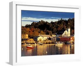 Our Lady Queen of Peace Catholic Church, Boothbay Harbor, Maine, USA-Jerry & Marcy Monkman-Framed Photographic Print