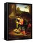 Our Lady Worshipping the Child, c.1518-20-Correggio-Framed Stretched Canvas