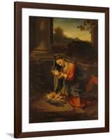 Our Lady Worshipping the Child-Antonio Allegri Da Correggio-Framed Giclee Print