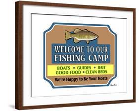 Our Lake Fish Camp-Mark Frost-Framed Giclee Print