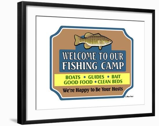 Our Lake Fish Camp-Mark Frost-Framed Giclee Print