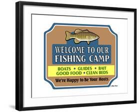 Our Lake Fish Camp-Mark Frost-Framed Giclee Print