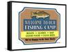 Our Lake Fish Camp-Mark Frost-Framed Stretched Canvas