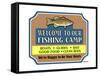 Our Lake Fish Camp-Mark Frost-Framed Stretched Canvas