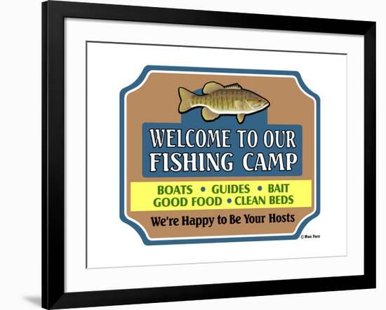 Our Lake Fish Camp-Mark Frost-Framed Giclee Print