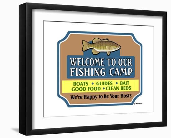 Our Lake Fish Camp-Mark Frost-Framed Giclee Print