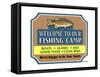 Our Lake Fish Camp-Mark Frost-Framed Stretched Canvas