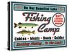 Our Lake Fishing Camp-Mark Frost-Stretched Canvas