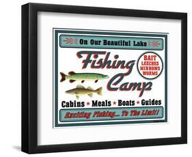 Our Lake Fishing Camp-Mark Frost-Framed Giclee Print