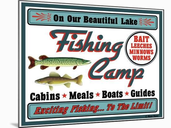 Our Lake Fishing Camp-Mark Frost-Mounted Giclee Print