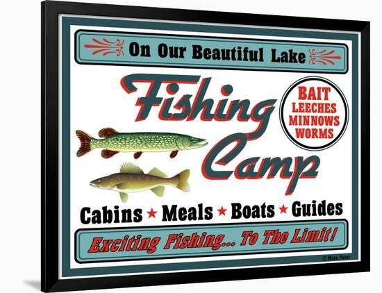 Our Lake Fishing Camp-Mark Frost-Framed Giclee Print