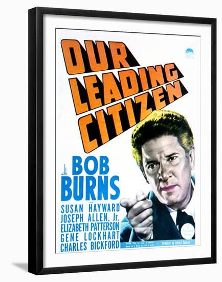 Our Leading Citizen - Movie Poster Reproduction-null-Framed Photo