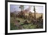 Our ?Little Contemptibles?, 1914 (Oil on Canvas)-William Barnes Wollen-Framed Giclee Print