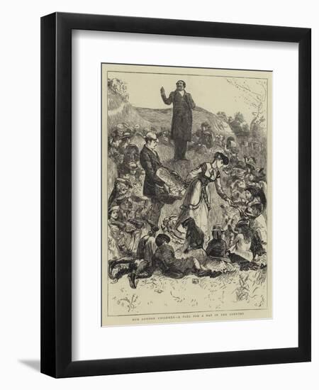 Our London Children, a Plea for a Day in the Country-Arthur Boyd Houghton-Framed Premium Giclee Print