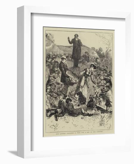 Our London Children, a Plea for a Day in the Country-Arthur Boyd Houghton-Framed Giclee Print