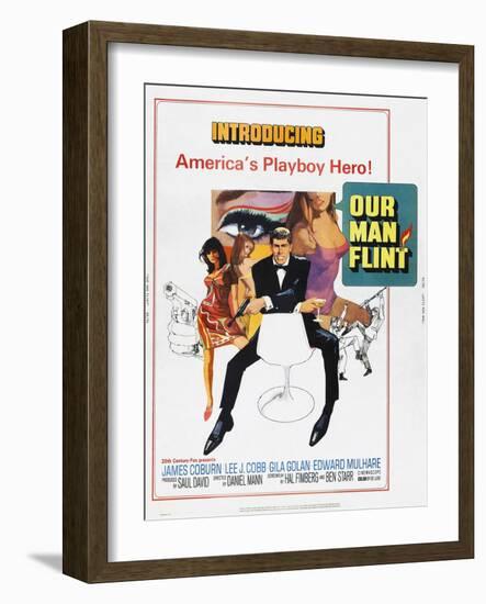 Our Man Flint-null-Framed Art Print